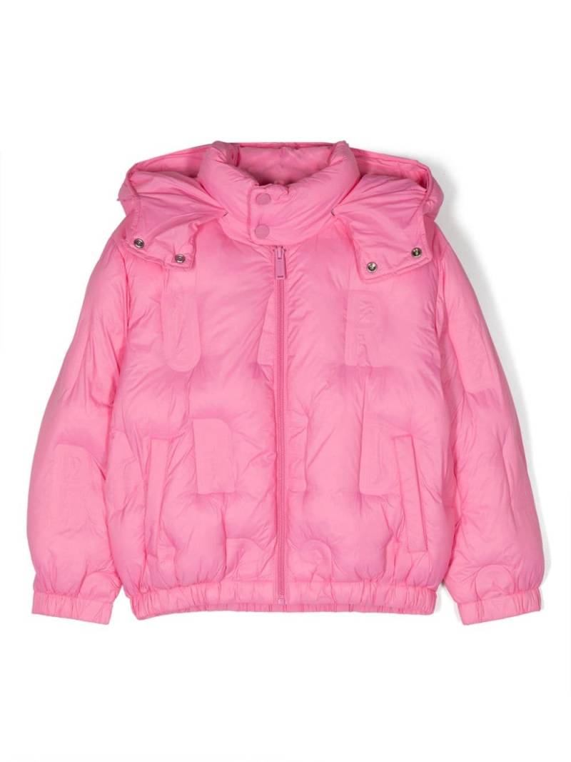 Dsquared2 Kids detachable-hood padded jacket - Pink von Dsquared2 Kids