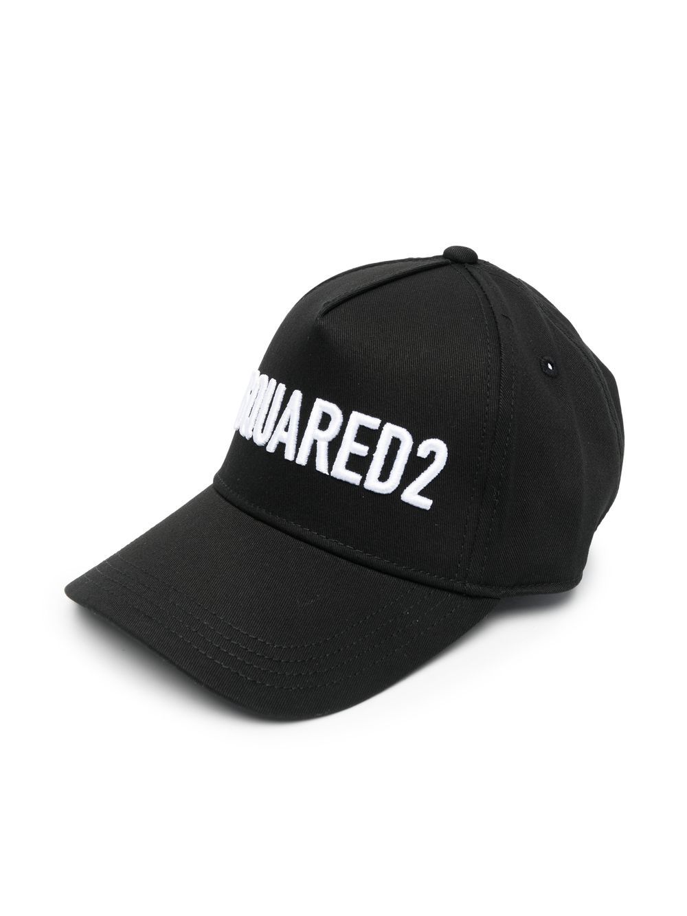 Dsquared2 Kids embroidered-logo baseball cap - Black von Dsquared2 Kids