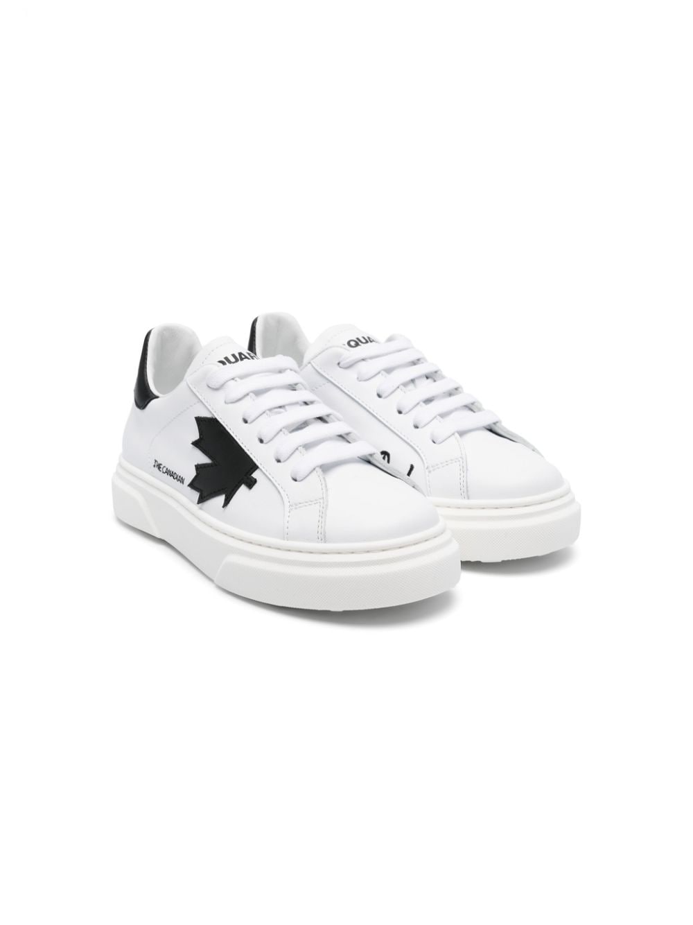 Dsquared2 Kids embroidered-motif sneakers - White von Dsquared2 Kids