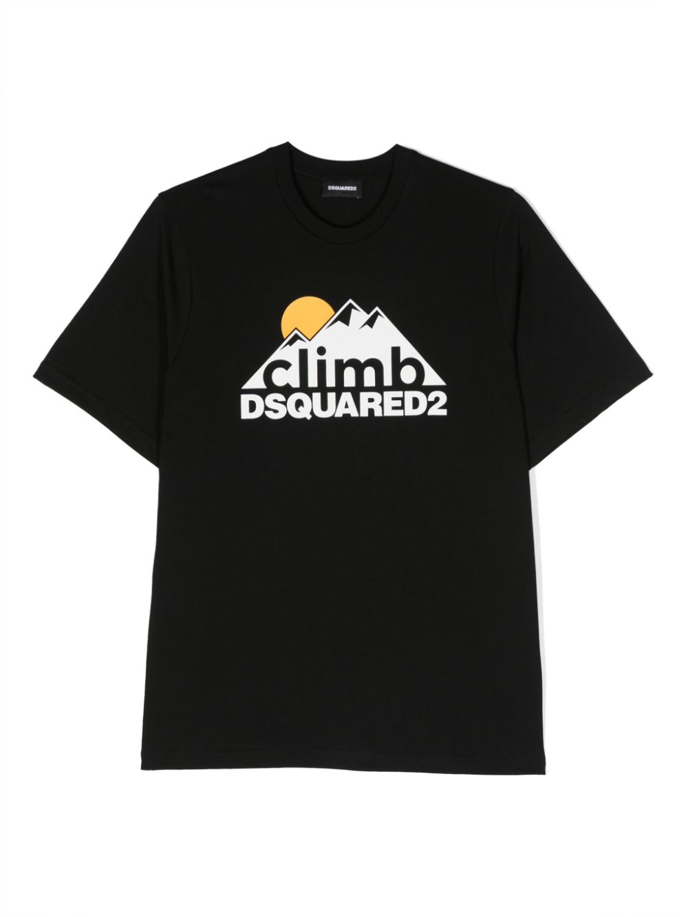 Dsquared2 Kids graphic-print short-sleeve T-shirt - Black von Dsquared2 Kids