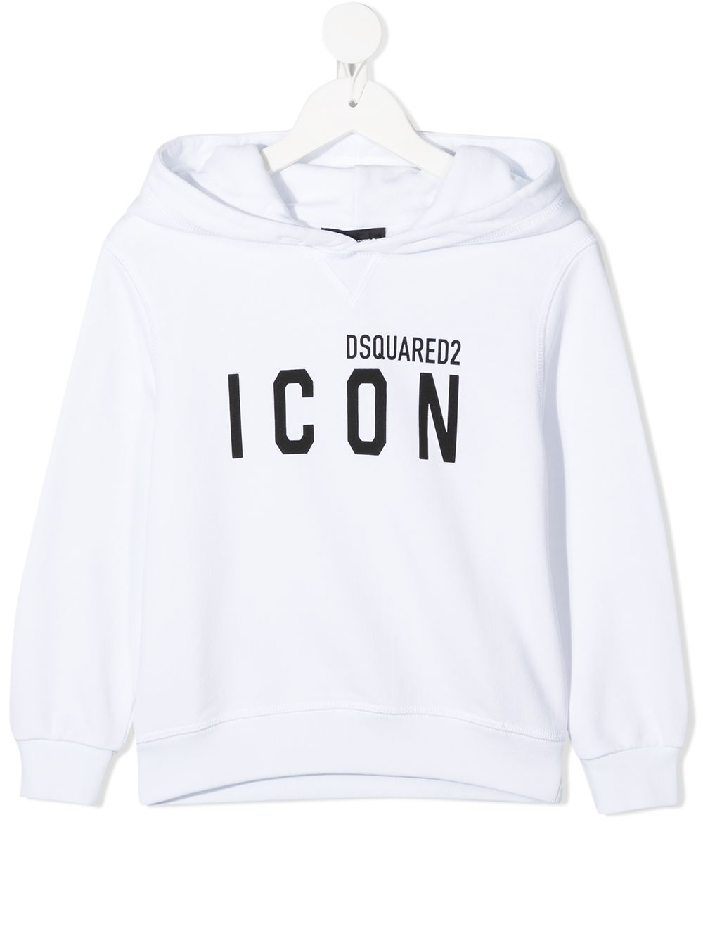 Dsquared2 Kids icon-print hoodie - White von Dsquared2 Kids