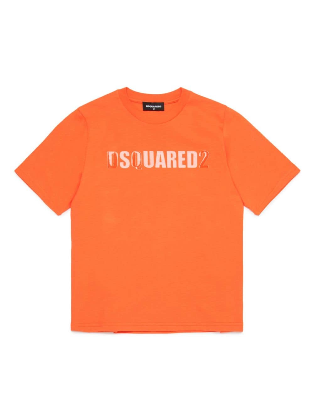 Dsquared2 Kids logo-appliqué cotton T-shirt - Orange von Dsquared2 Kids