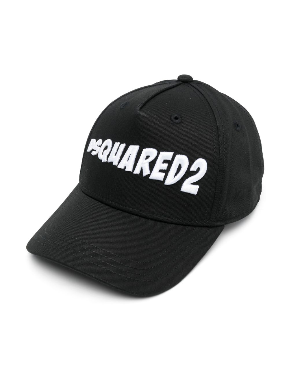 Dsquared2 Kids logo-embroidered cotton baseball cap - Black von Dsquared2 Kids