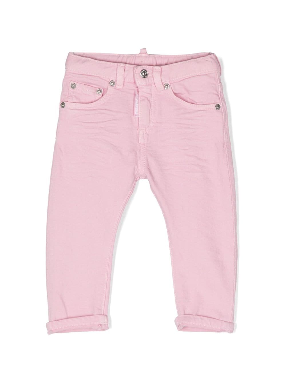 Dsquared2 Kids logo-patch jeans - Pink von Dsquared2 Kids