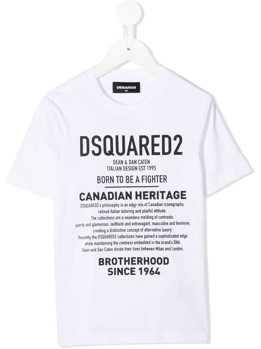 Dsquared2 Kids logo print T-shirt - White von Dsquared2 Kids