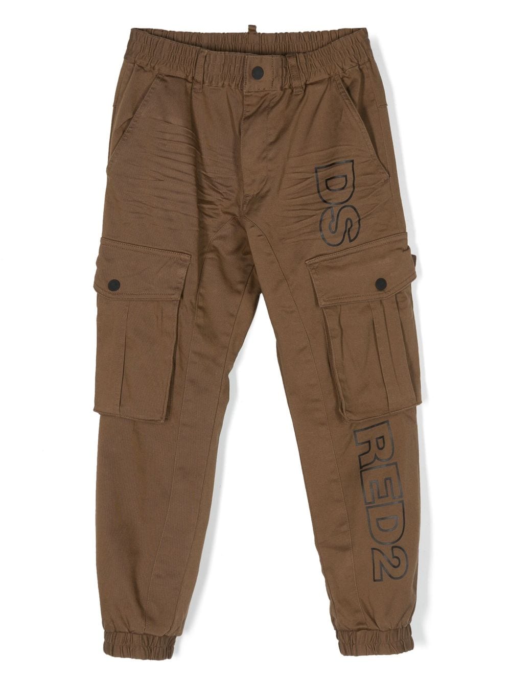 Dsquared2 Kids logo-print cargo trousers - Brown von Dsquared2 Kids