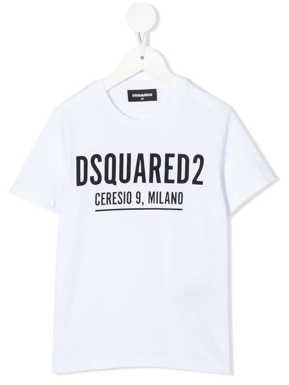 Dsquared2 Kids logo-print cotton T-Shirt - White von Dsquared2 Kids