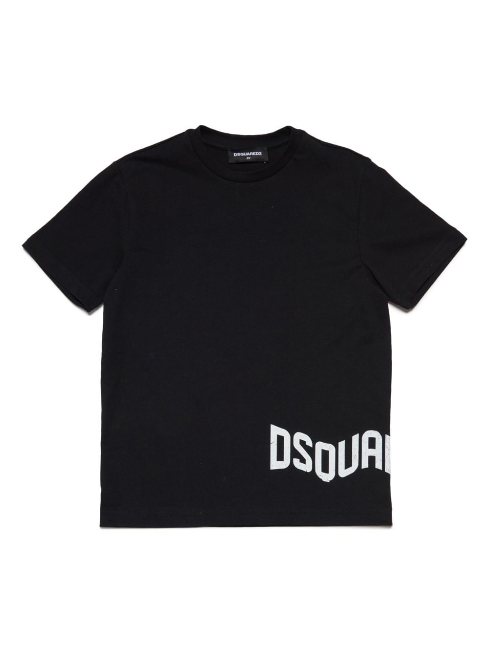 Dsquared2 Kids logo-print cotton T-shirt - Black von Dsquared2 Kids