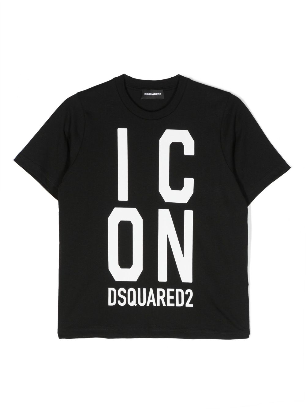 Dsquared2 Kids logo-print cotton T-shirt - Black von Dsquared2 Kids