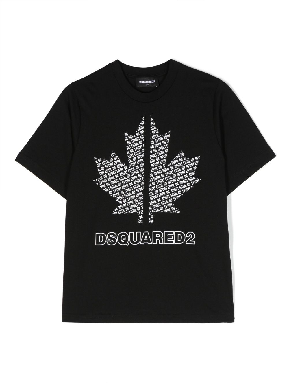 Dsquared2 Kids logo-print cotton T-shirt - Black von Dsquared2 Kids