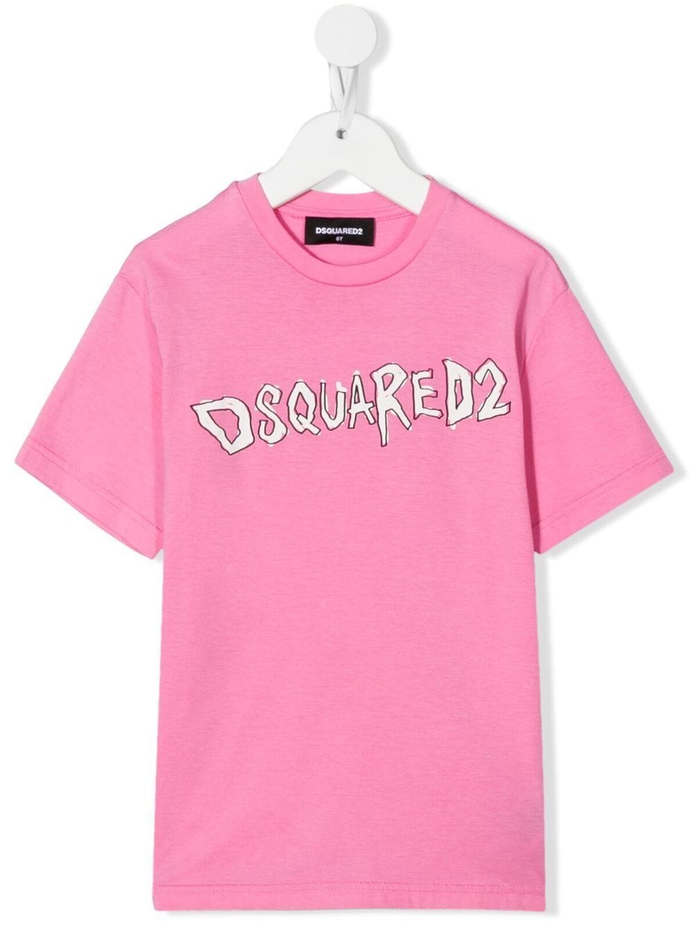 Dsquared2 Kids logo-print cotton T-shirt - Pink von Dsquared2 Kids