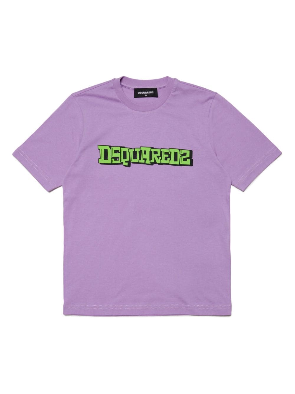 Dsquared2 Kids logo-print cotton T-shirt - Purple von Dsquared2 Kids