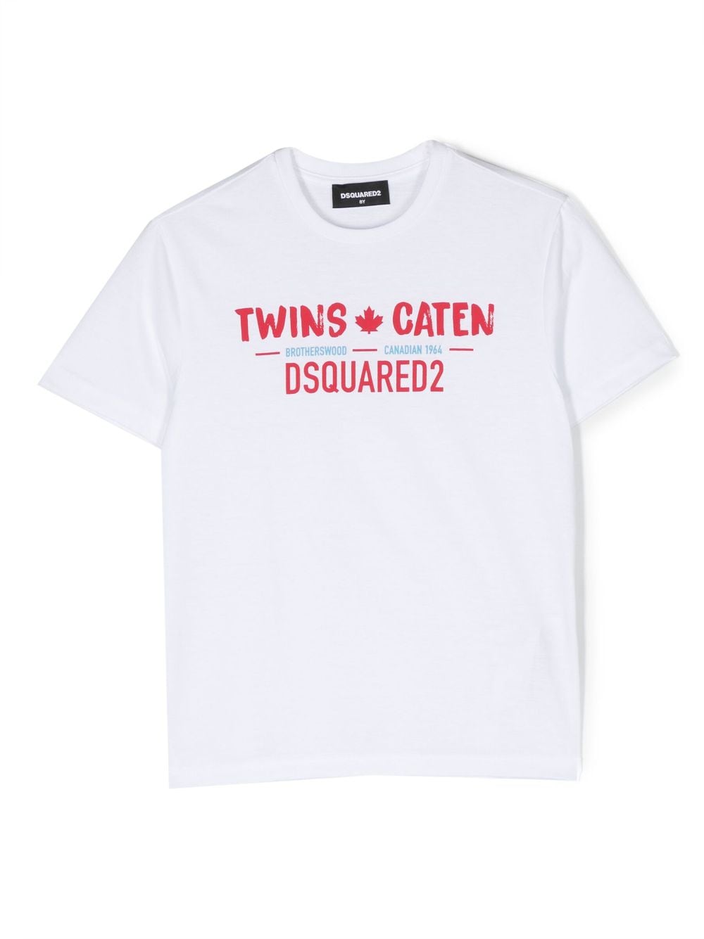 Dsquared2 Kids logo-print cotton T-shirt - White von Dsquared2 Kids