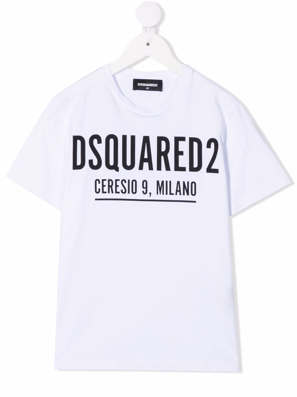 Dsquared2 Kids logo-print cotton T-shirt - White von Dsquared2 Kids