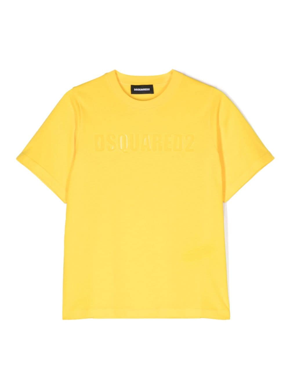 Dsquared2 Kids logo-print cotton T-shirt - Yellow von Dsquared2 Kids