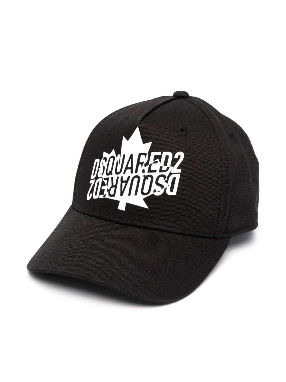 Dsquared2 Kids logo-print cotton cap - Black von Dsquared2 Kids