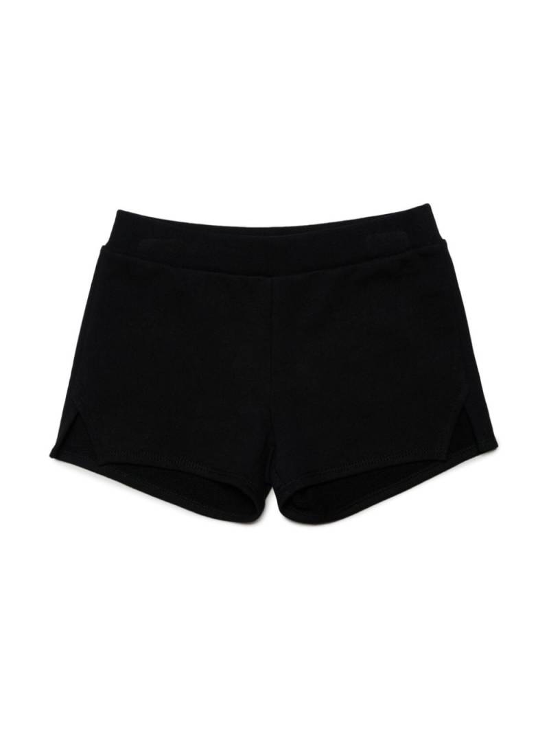 Dsquared2 Kids logo-print cotton shorts - Black von Dsquared2 Kids