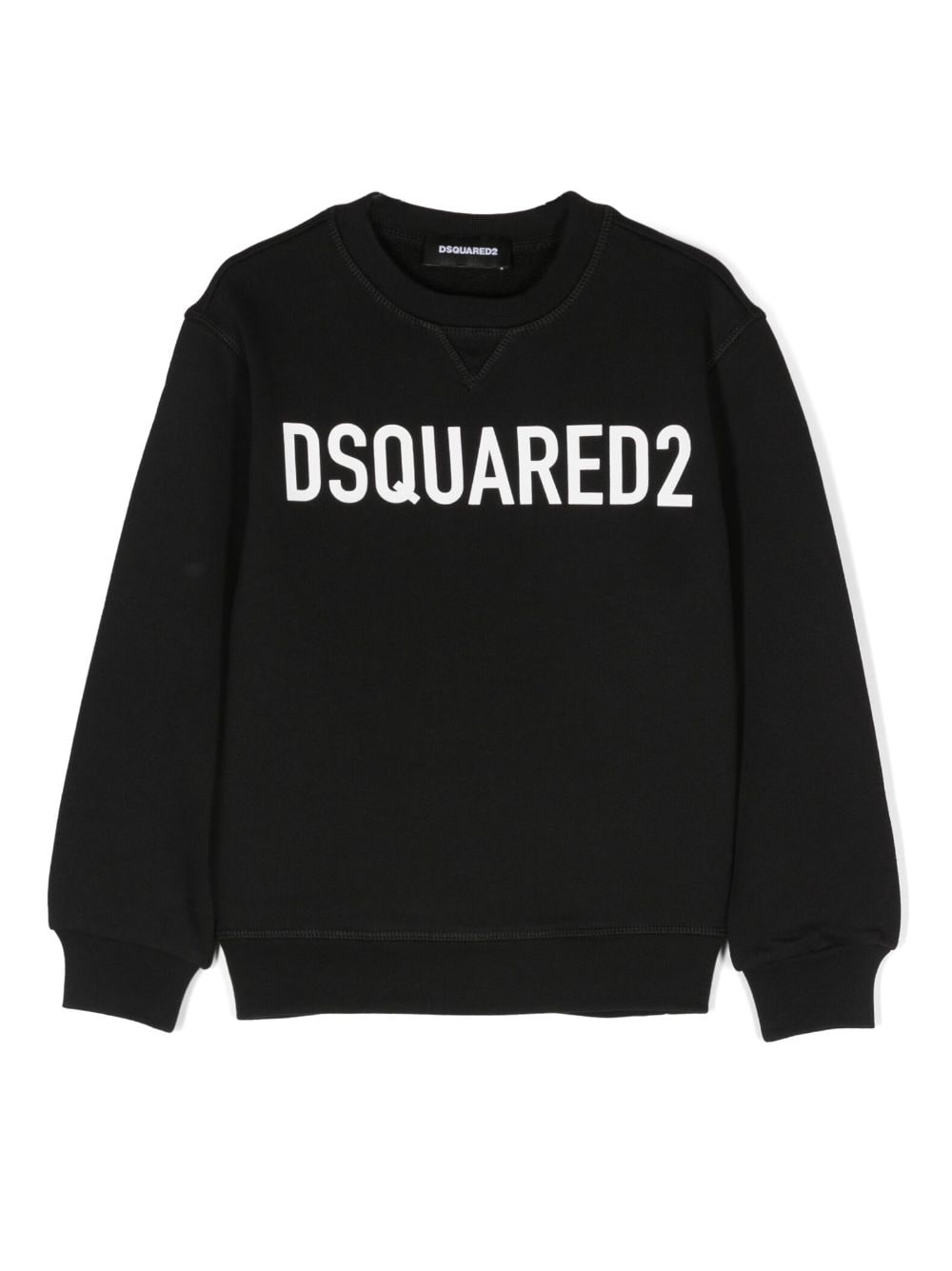 Dsquared2 Kids logo-print cotton sweatshirt - Black von Dsquared2 Kids
