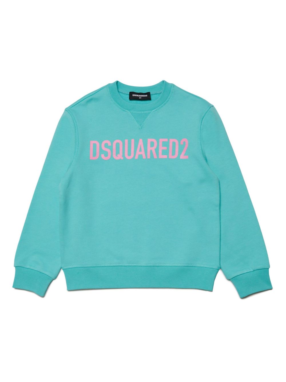 Dsquared2 Kids logo-print cotton sweatshirt - Blue von Dsquared2 Kids