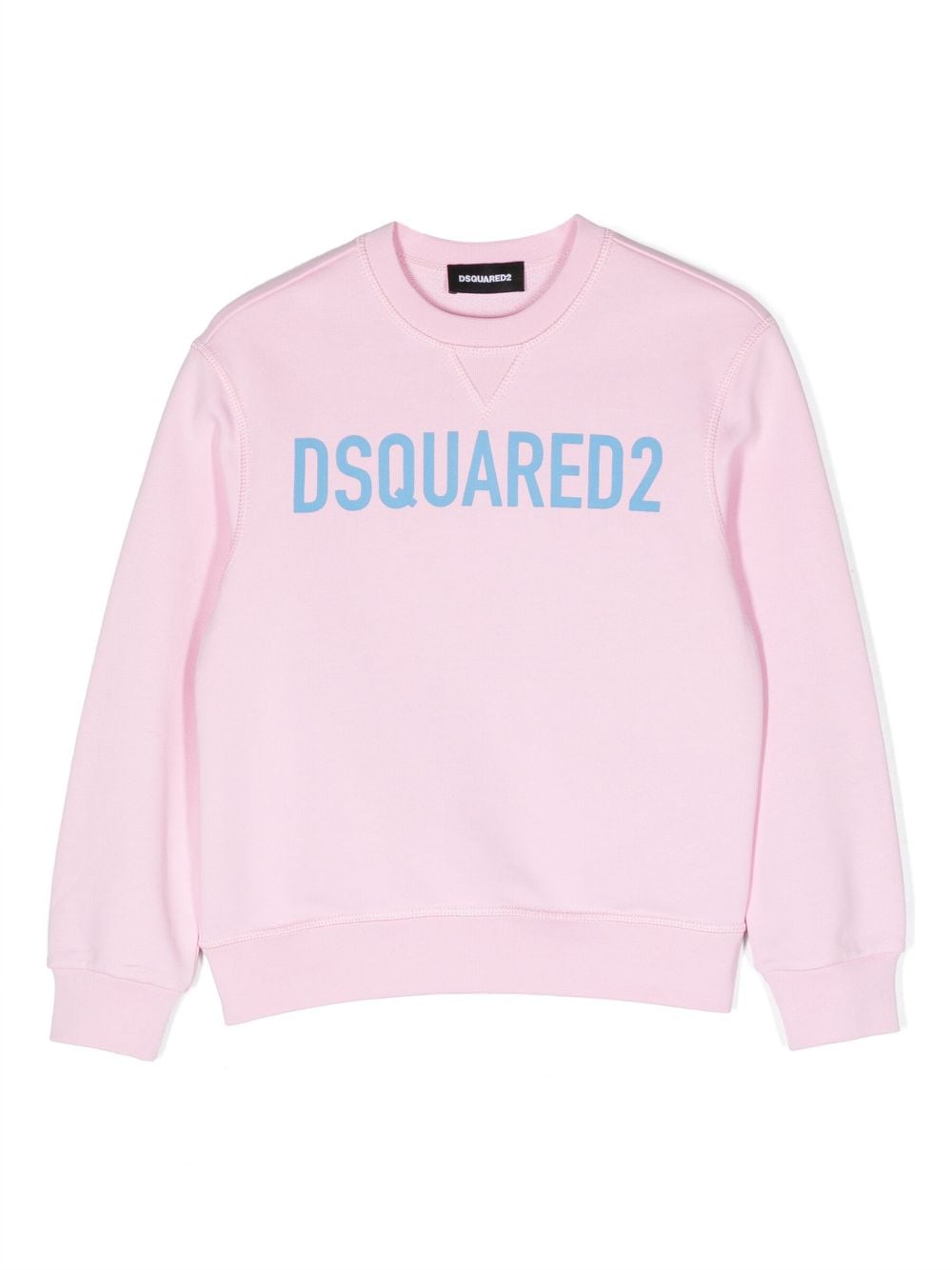 Dsquared2 Kids logo-print cotton sweatshirt - Pink von Dsquared2 Kids