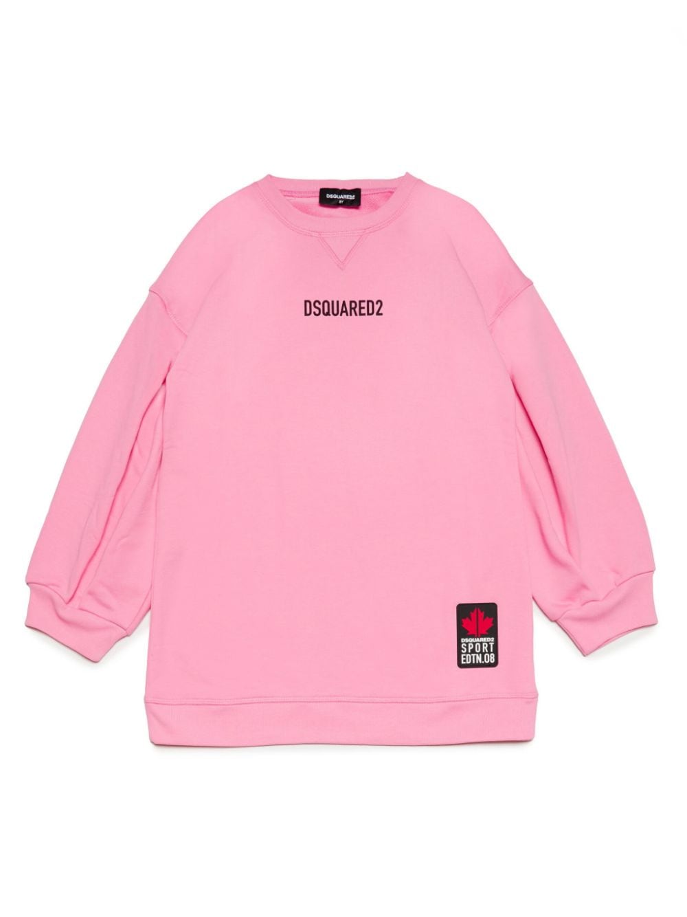 Dsquared2 Kids logo-print cotton sweatshirt - Pink von Dsquared2 Kids