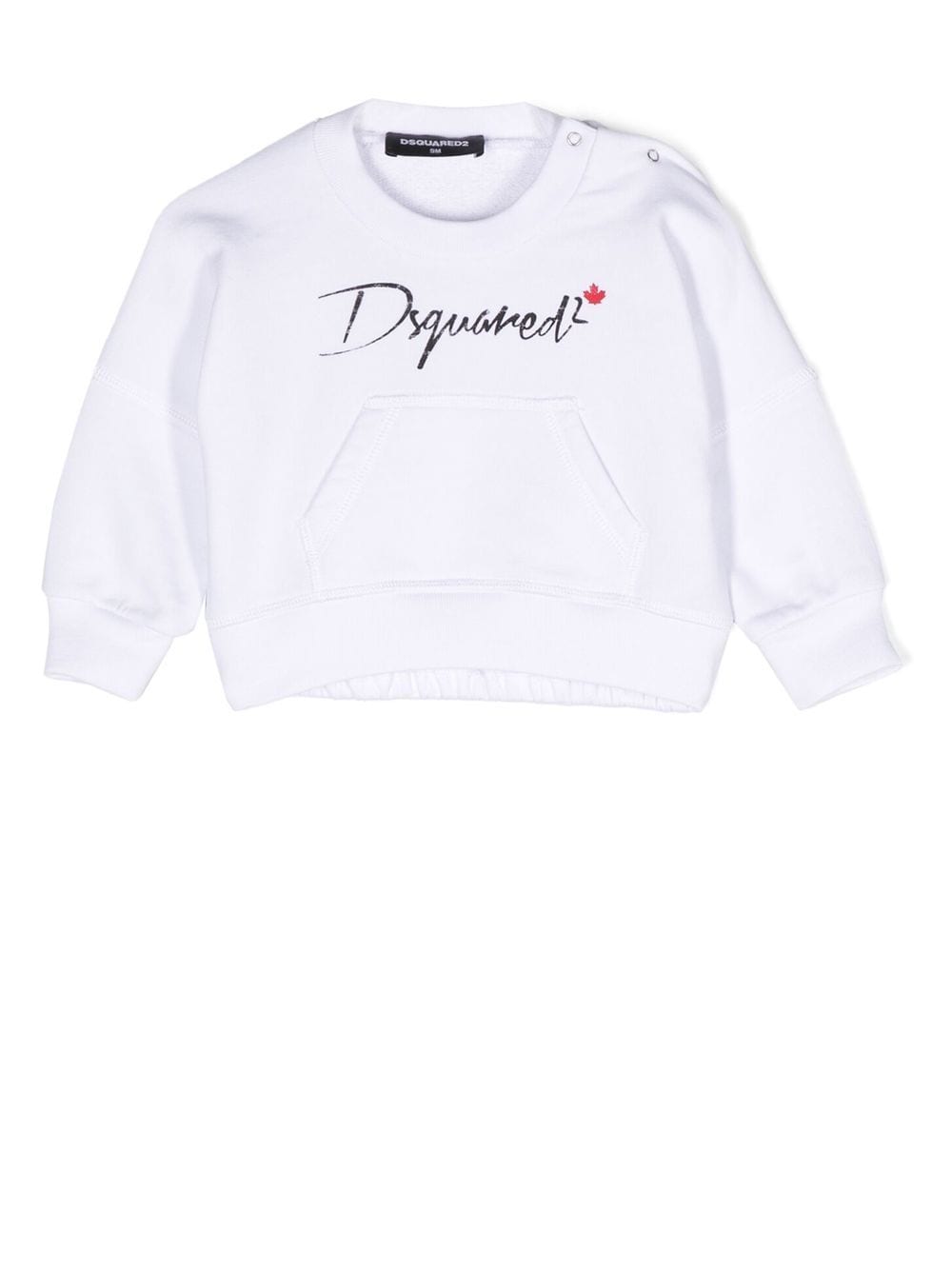 Dsquared2 Kids logo-print cotton sweatshirt - White von Dsquared2 Kids