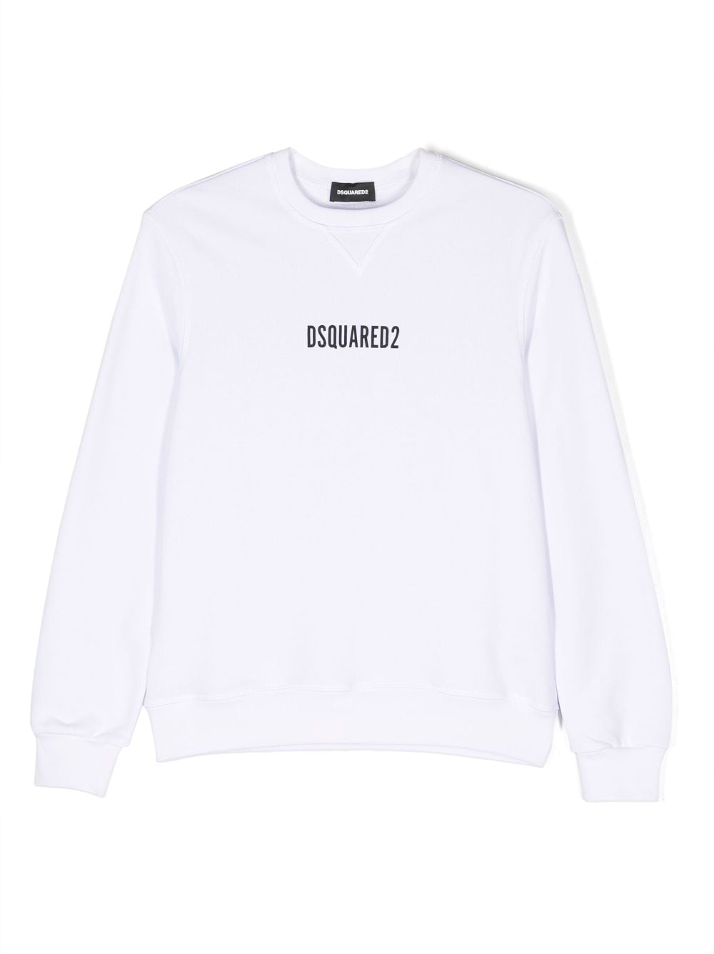 Dsquared2 Kids logo-print cotton sweatshirt - White von Dsquared2 Kids