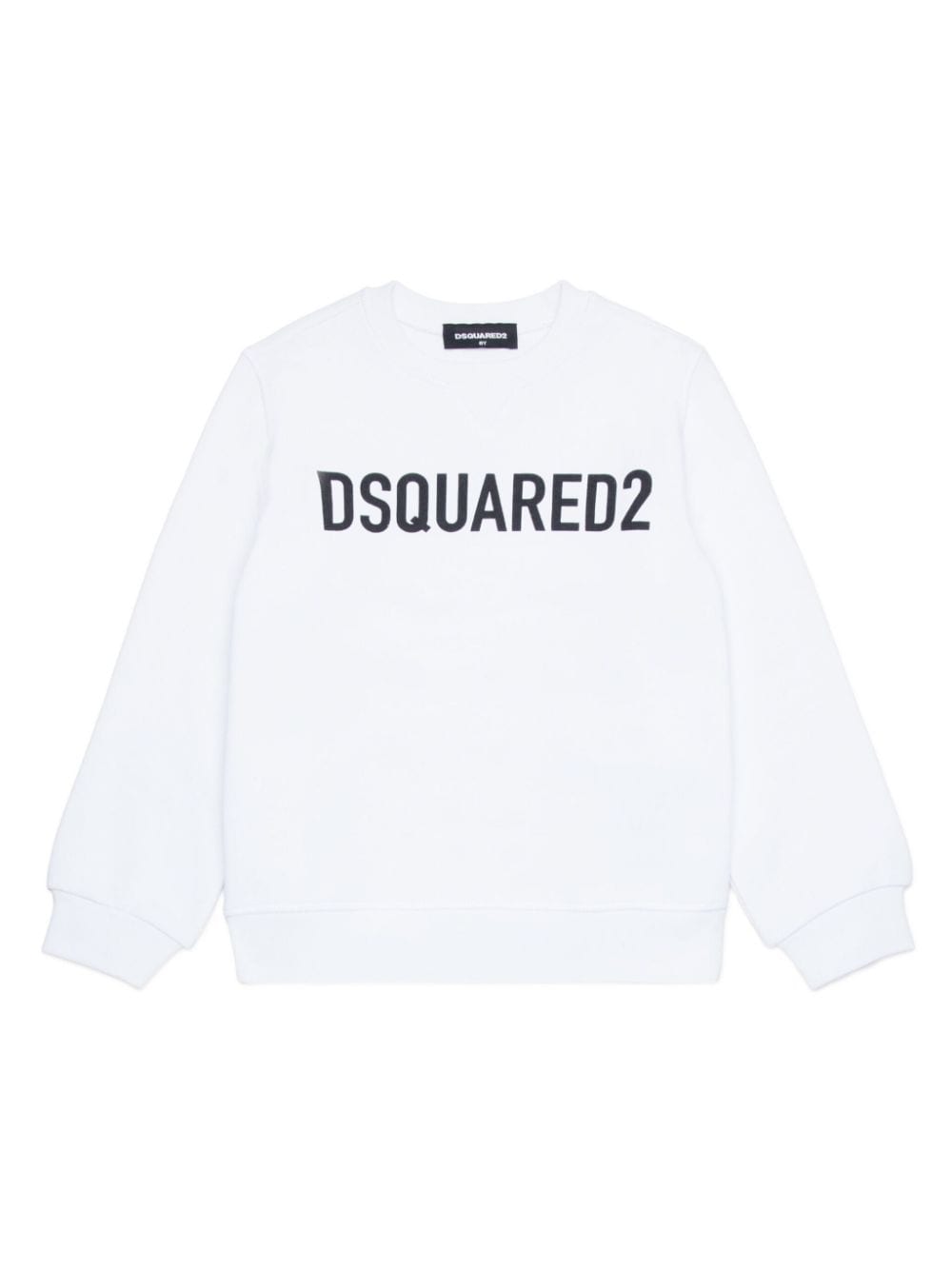 Dsquared2 Kids logo-print cotton sweatshirt - White von Dsquared2 Kids