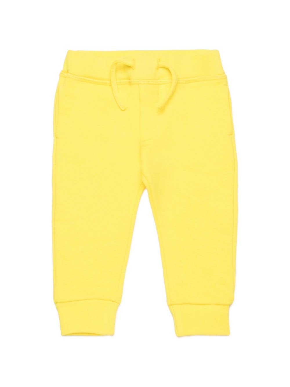 Dsquared2 Kids logo-print cotton track pants - Yellow von Dsquared2 Kids