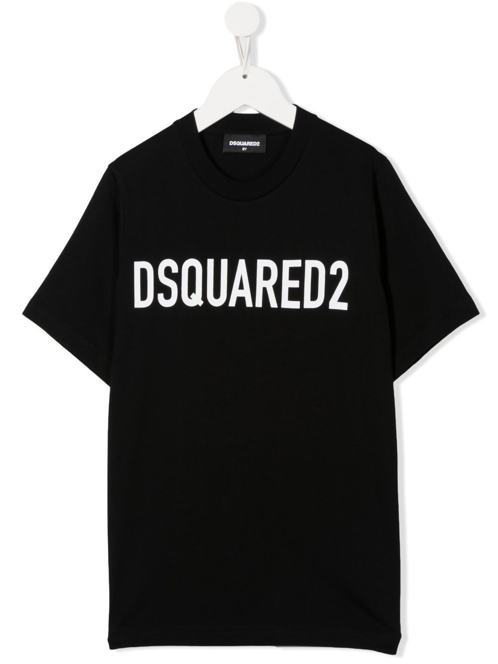 Dsquared2 Kids logo-print crew-neck T-shirt - Black von Dsquared2 Kids