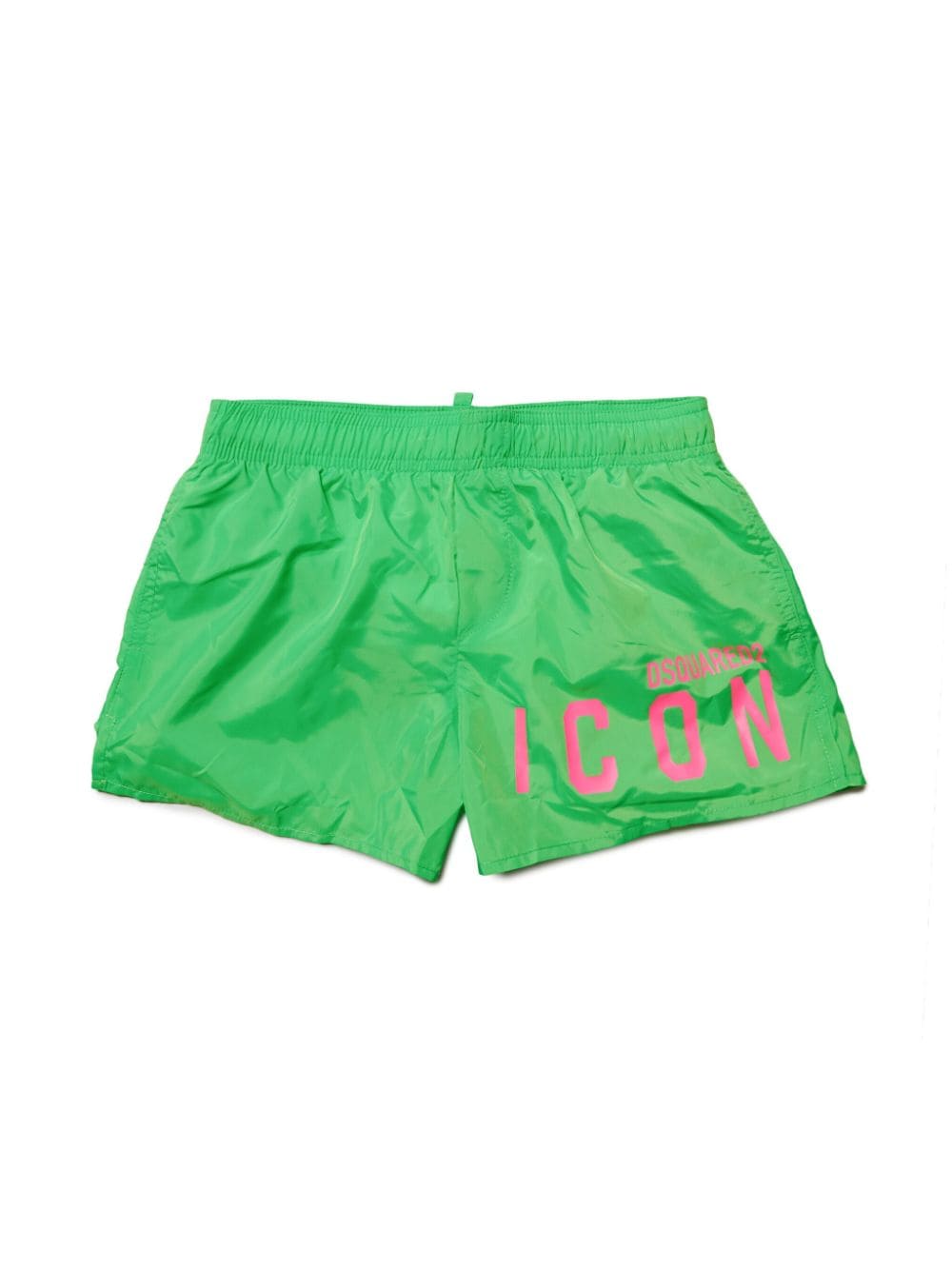 Dsquared2 Kids logo-print elasticated-waistband swim shorts - Green von Dsquared2 Kids