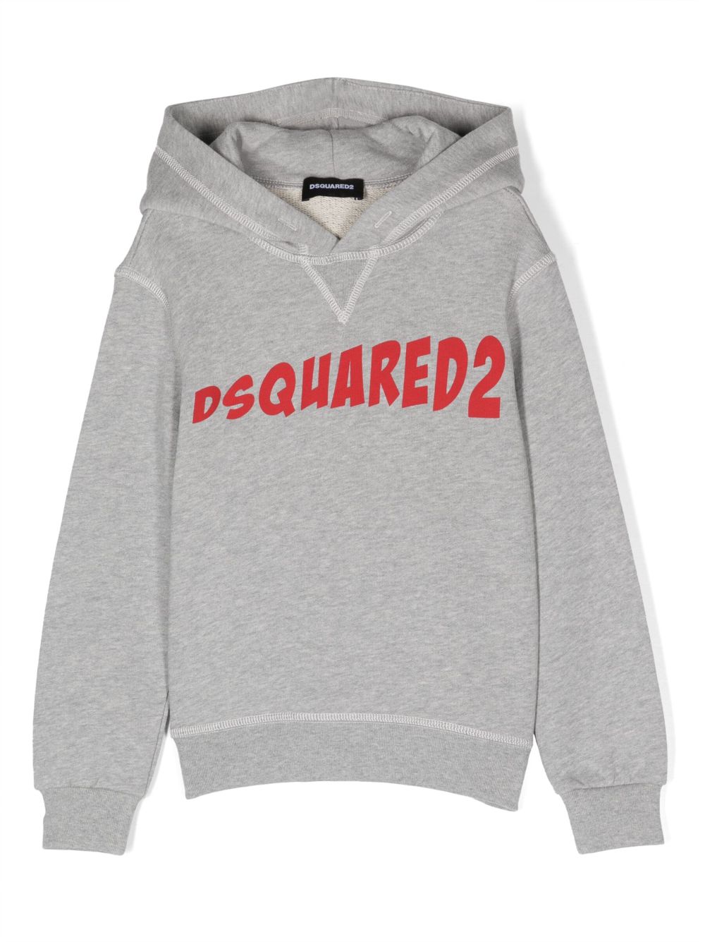 Dsquared2 Kids logo-print hoodie - Grey von Dsquared2 Kids