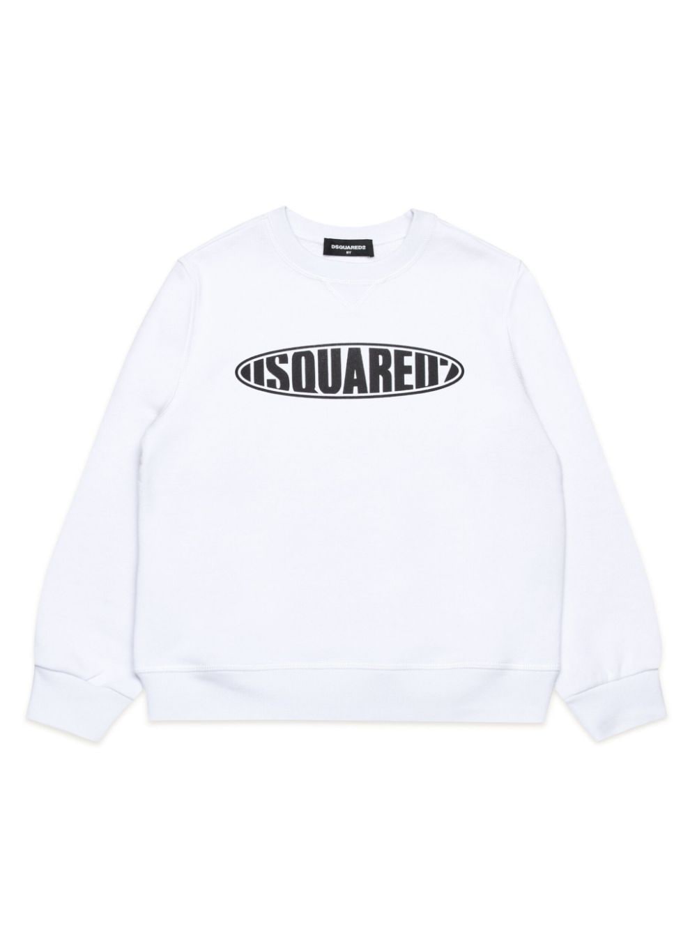 Dsquared2 Kids logo-print jersey sweatshirt - White von Dsquared2 Kids