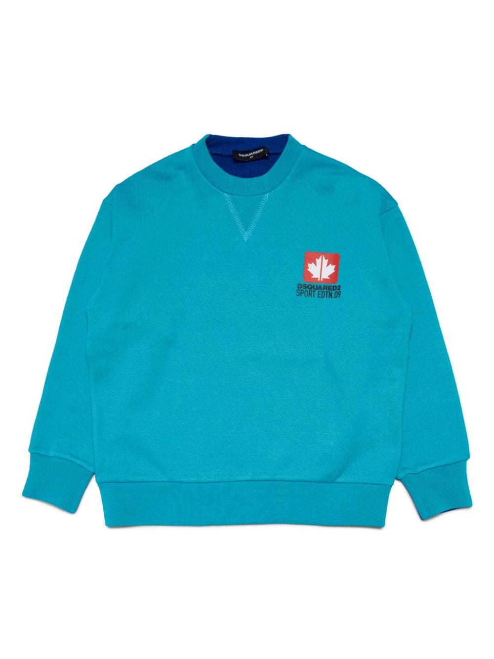 Dsquared2 Kids logo-print reversible sweatshirt - Blue von Dsquared2 Kids