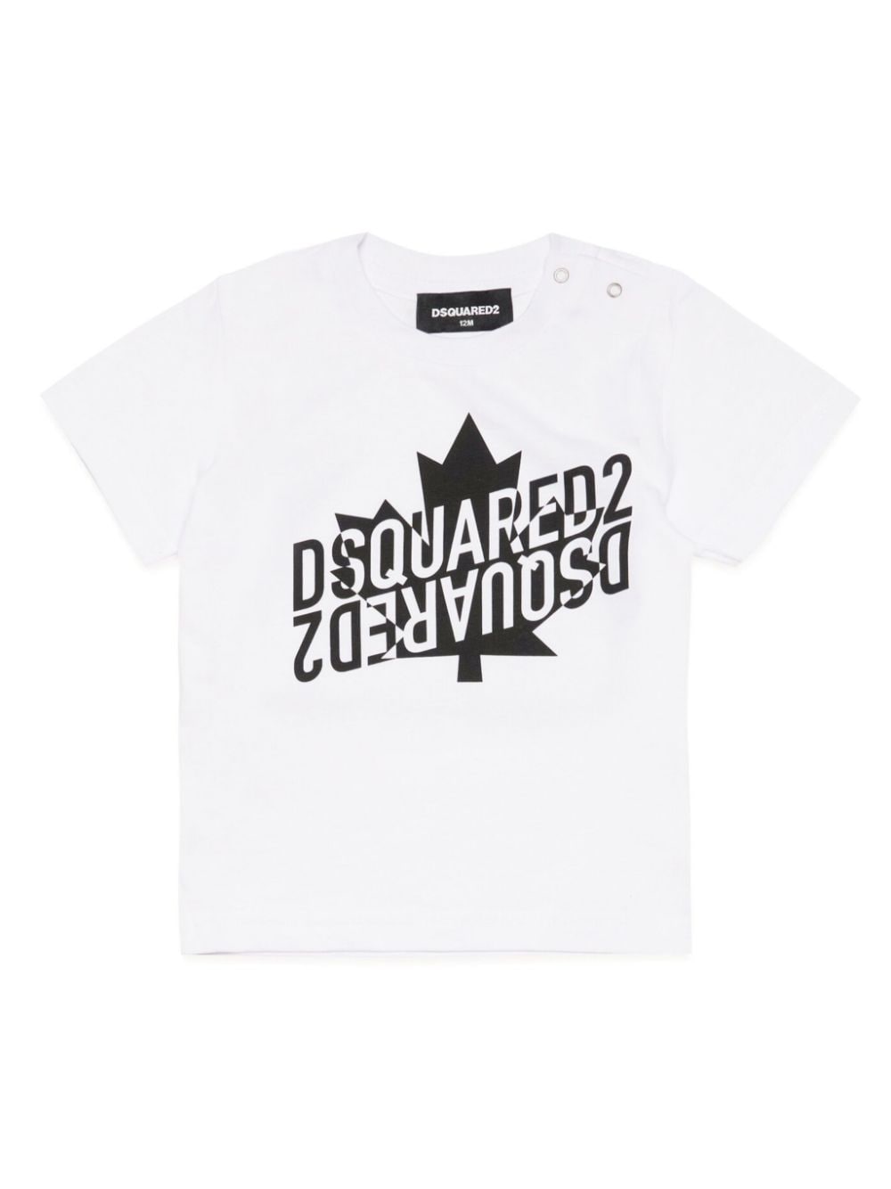 Dsquared2 Kids logo-print short-sleeve T-shirt - White von Dsquared2 Kids