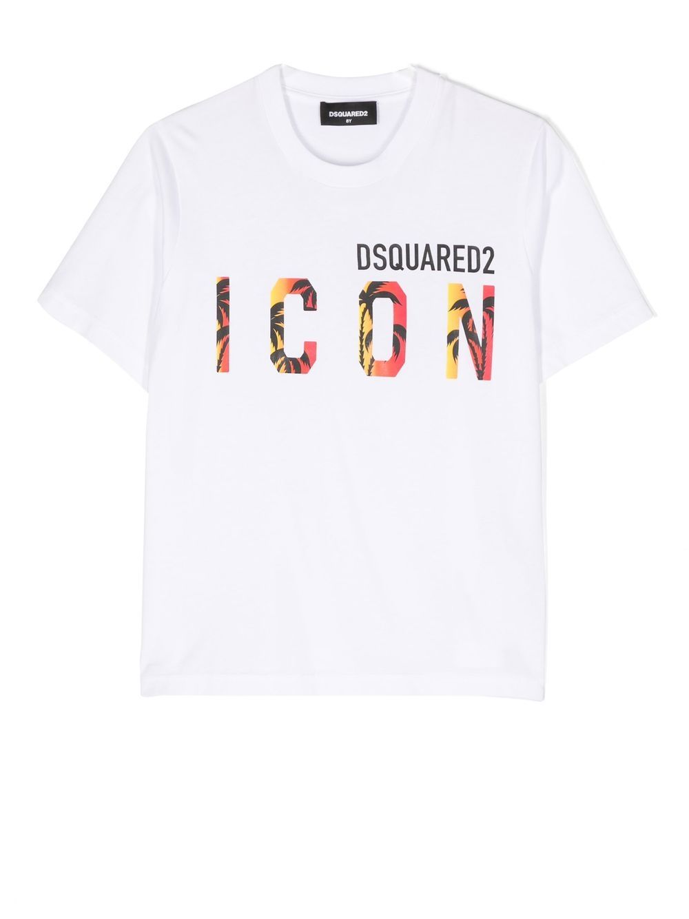 Dsquared2 Kids logo-print short-sleeve T-shirt - White von Dsquared2 Kids