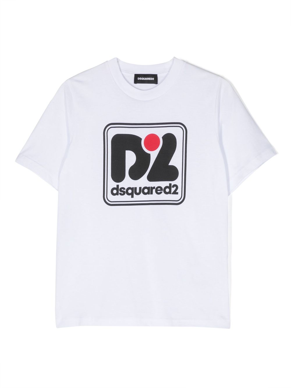 Dsquared2 Kids logo-print short-sleeve T-shirt - White von Dsquared2 Kids