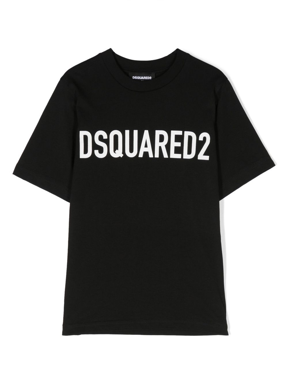 Dsquared2 Kids logo-print short-sleeved T-shirt - Black von Dsquared2 Kids