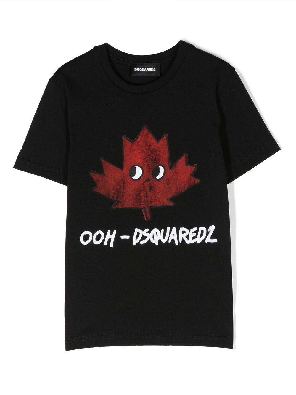 Dsquared2 Kids logo-print short-sleeved T-shirt - Black von Dsquared2 Kids