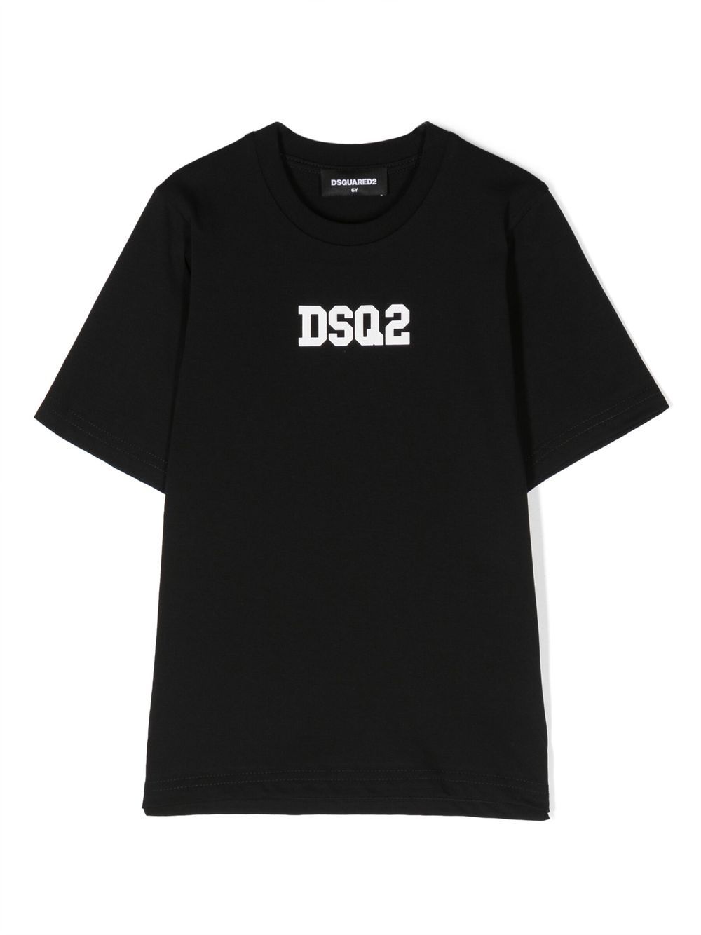 Dsquared2 Kids logo-print short-sleeved T-shirt - Black von Dsquared2 Kids