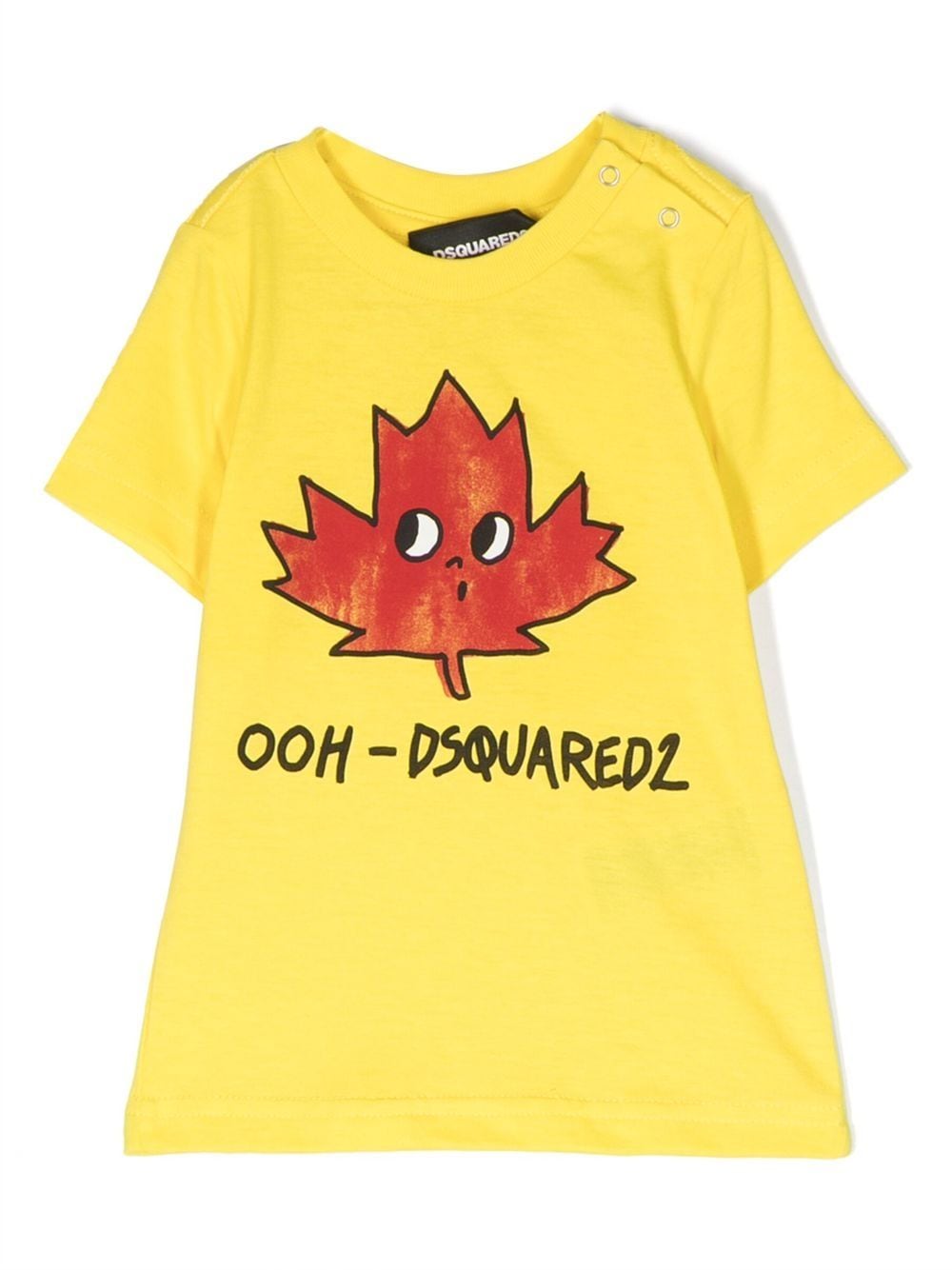Dsquared2 Kids logo-print short-sleeved T-shirt - Yellow von Dsquared2 Kids