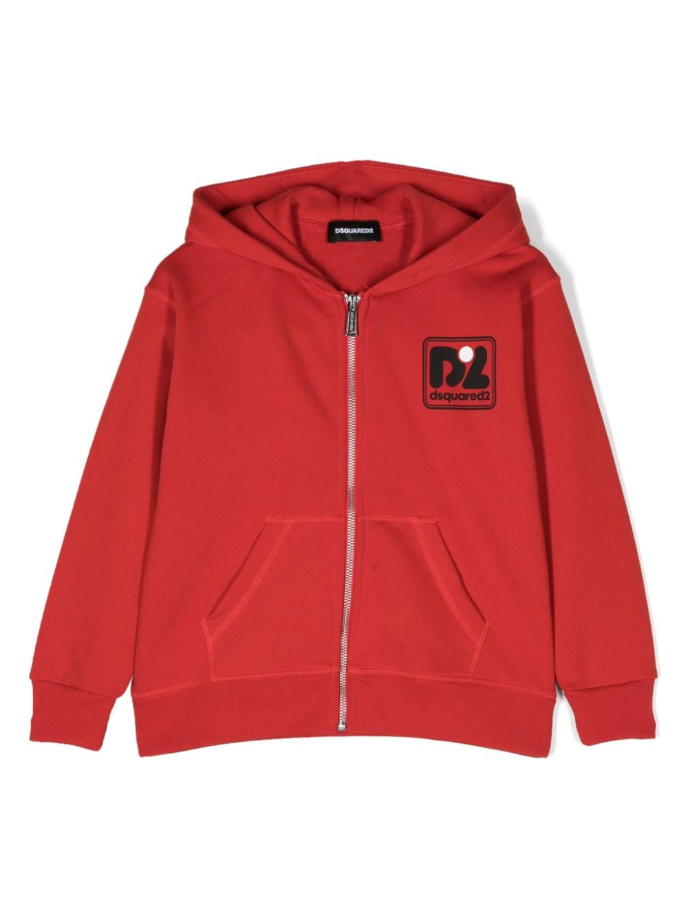 Dsquared2 Kids logo-print zip-up hoodie von Dsquared2 Kids