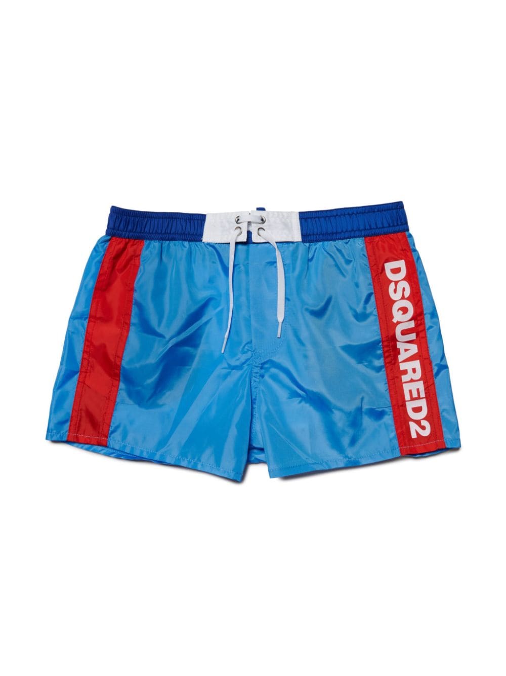 Dsquared2 Kids logo-tape drawstring swim shorts - Blue von Dsquared2 Kids