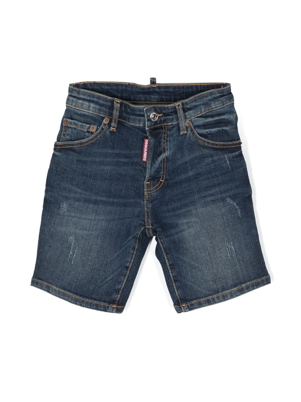 Dsquared2 Kids mid-rise denim shorts - Blue von Dsquared2 Kids