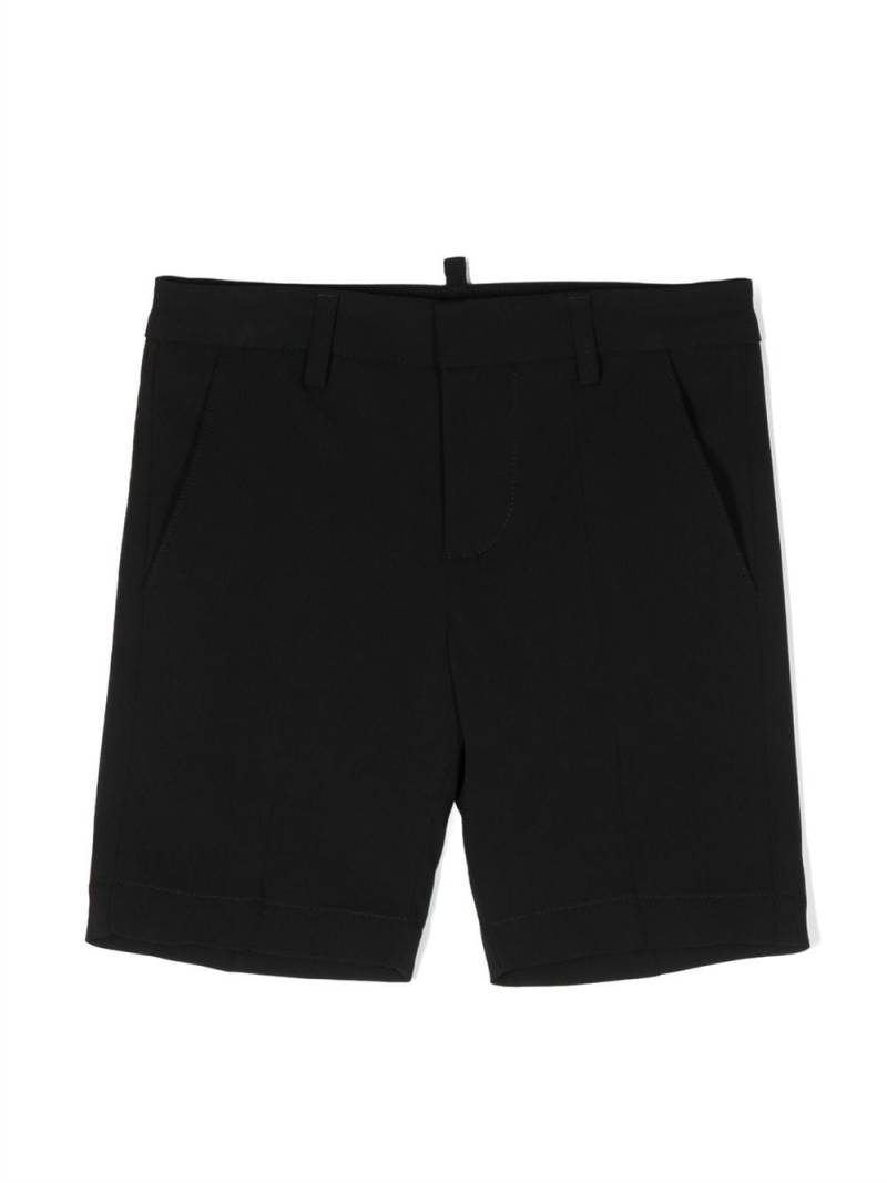 Dsquared2 Kids mid-rise tailored shorts - Black von Dsquared2 Kids