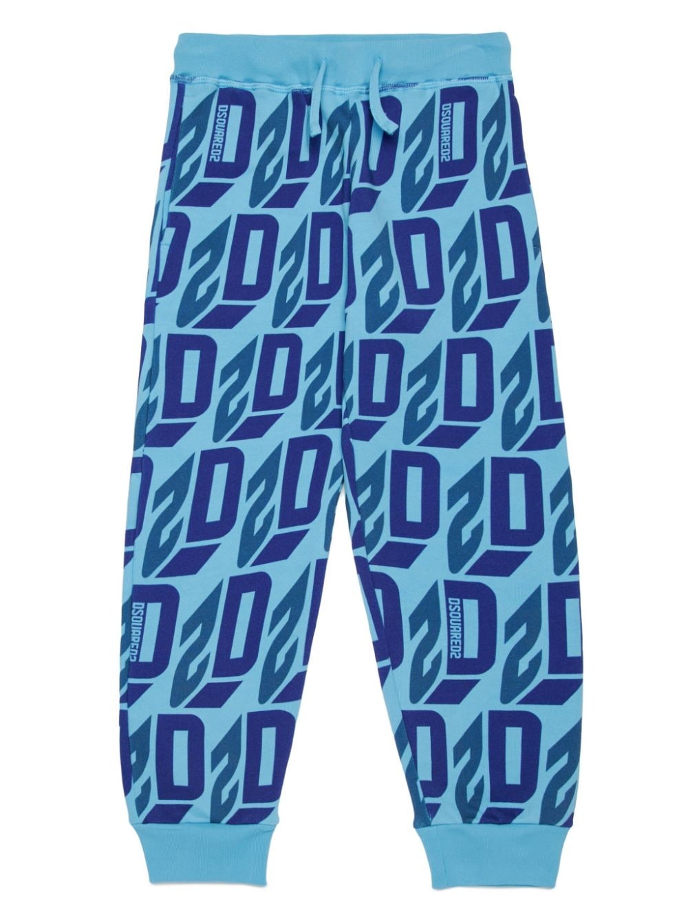 Dsquared2 Kids monogram-pattern cotton track trousers - Blue von Dsquared2 Kids