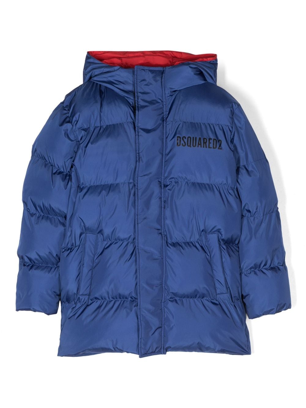 Dsquared2 Kids padded hooded jacket - Blue von Dsquared2 Kids