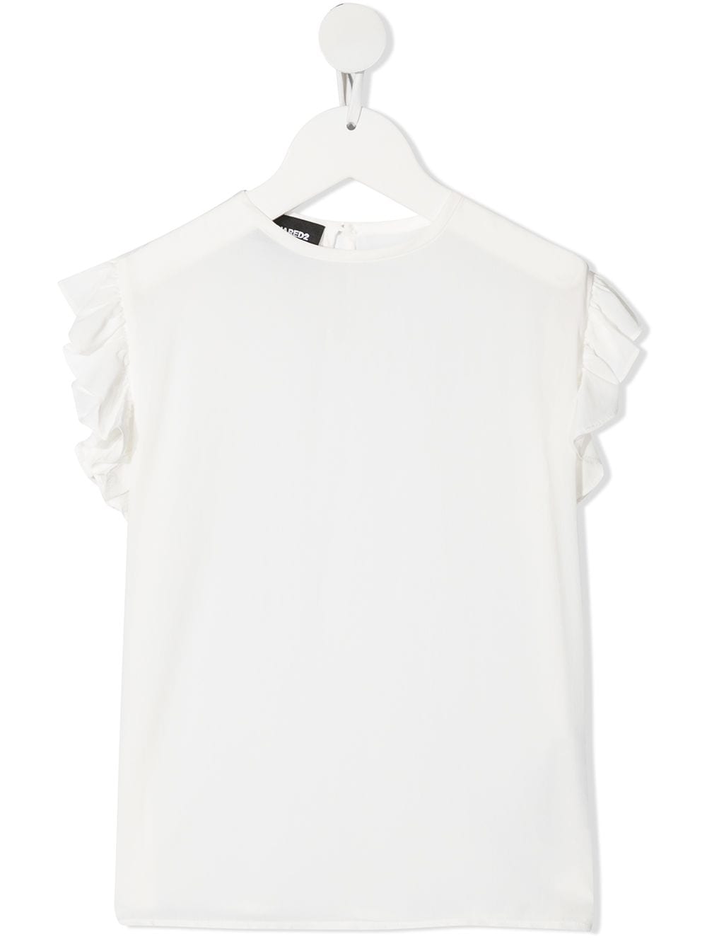 Dsquared2 Kids ruffle-trim blouse - White von Dsquared2 Kids