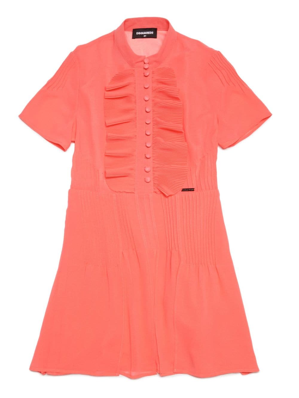 Dsquared2 Kids ruffled short-sleeve dress von Dsquared2 Kids