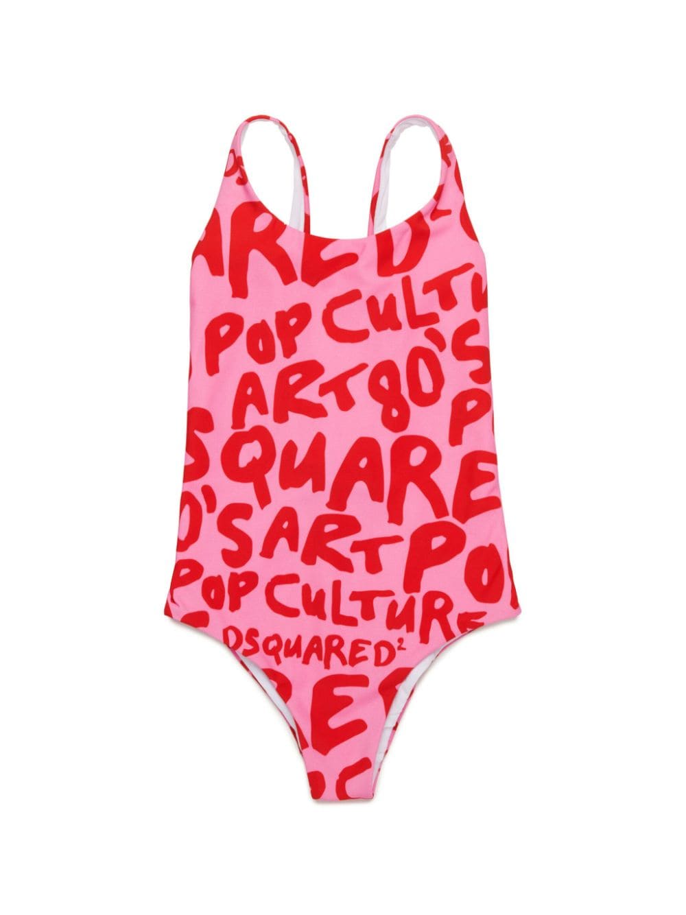 Dsquared2 Kids slogan-print swimsuit - Pink von Dsquared2 Kids